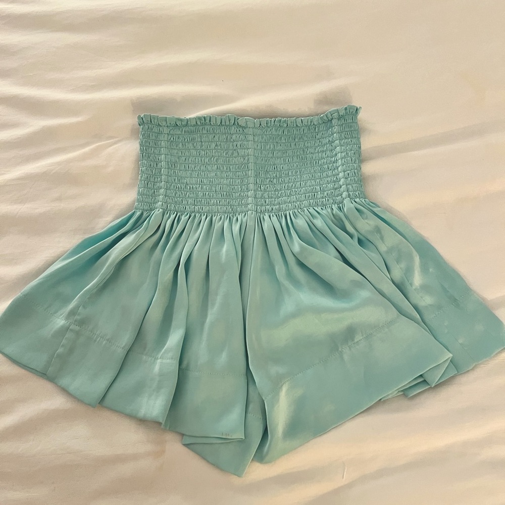 SUPER PRETTY TEAL KOCH ERICA SKIRT RARE AND SOLD OUT EVERYWHERE